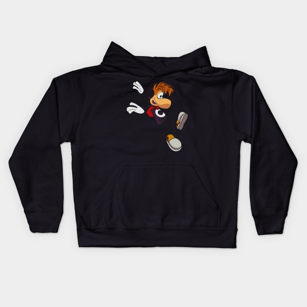 Rayman Retro Kids Hoodie by illfatedkvist